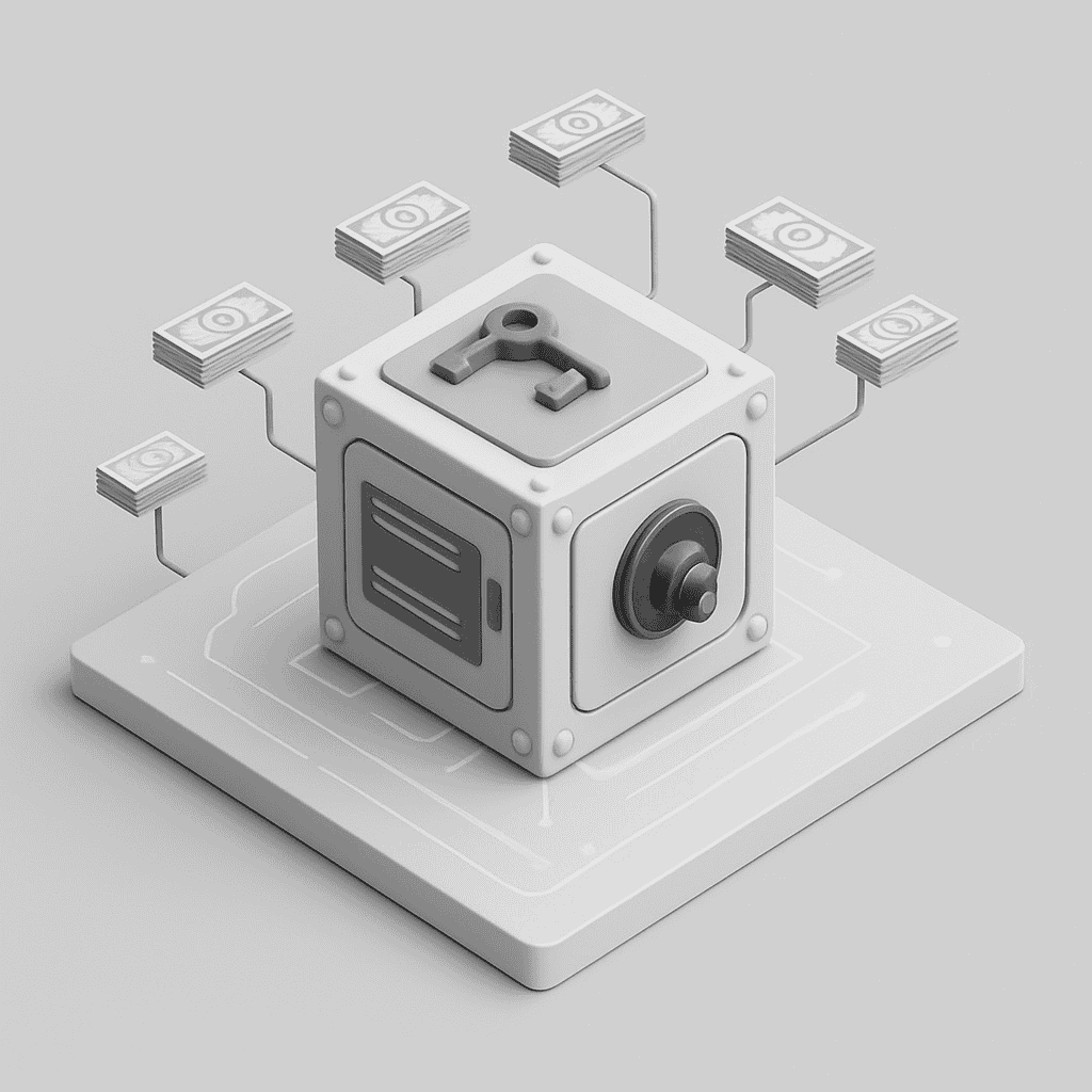 Illustration of a smart wallet